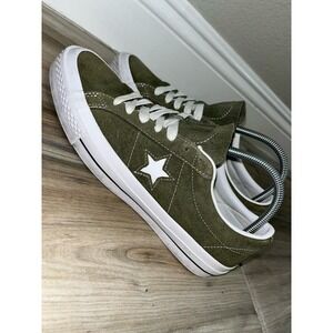 Converse One Star Pro Vintage Suede Sneakers "Utility" Men's 8 Size/Women's 10